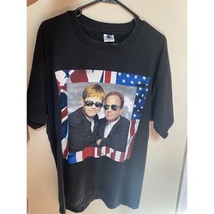 Vintage Elton John & Billy Joel 1994 Tour T-shirt Size XL
